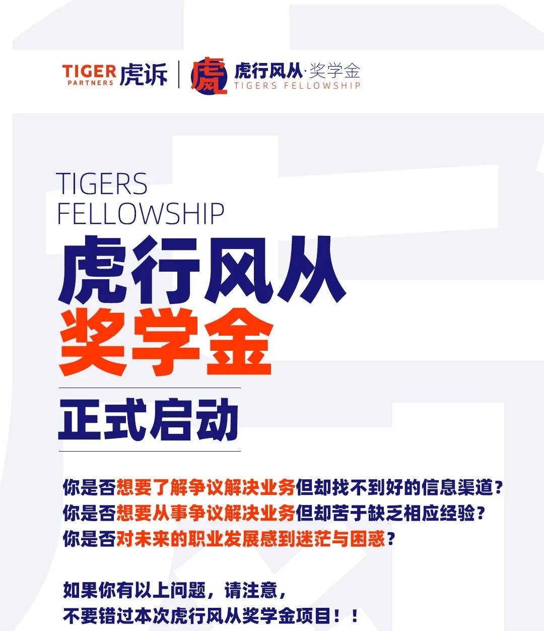 Tiger Partners Scholarship